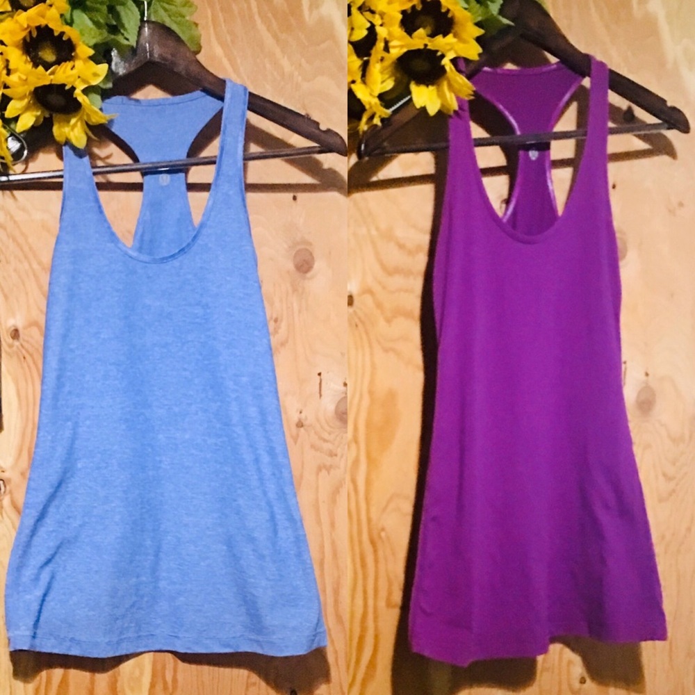 LULULEMON Reversible Racerback Tank Top Bundle 4 S